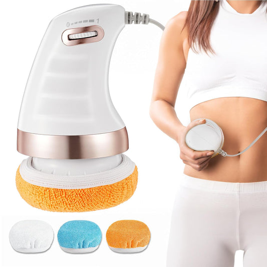 7293 Body Massager Shaping Machine Body Sculpting Massager With 3 Washable Pads Adjustable Speeds Electric Handheld Massager For Belly Waist Legs Arms Butt (1 Pc)